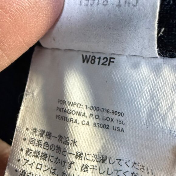 Patagonia Women’s R2 Vintage Jacket XL Blue Black USA EUC - Picture 8 of 11